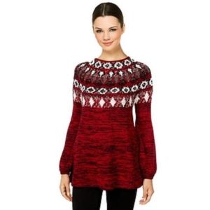 Style & Co fair island pattern sweater.